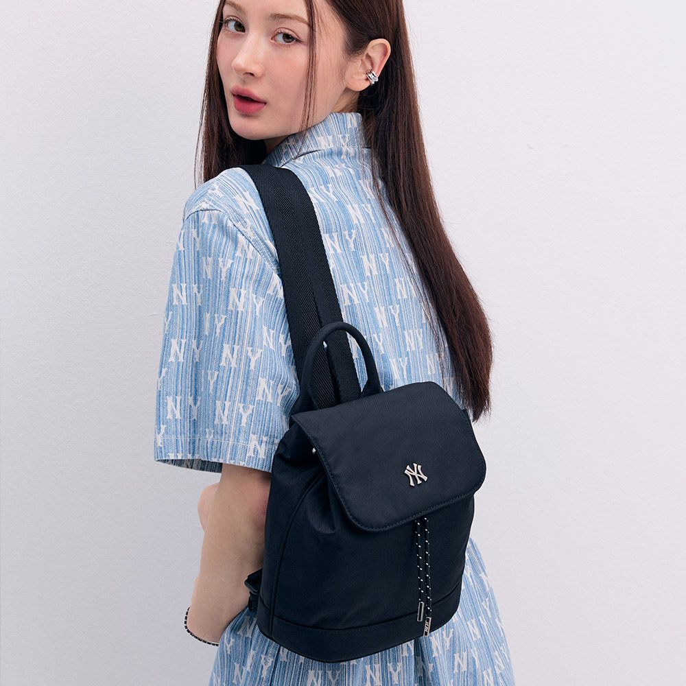  Balo MLB Korea - MINI BASIC NYLON NEW YORK YANKEES BLACK - 3ABKS024N-50BKS 