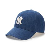  Nón MLB Korea - Denim New Structured Ball Cap New York Yankees - 3ACPD015N-50INS 