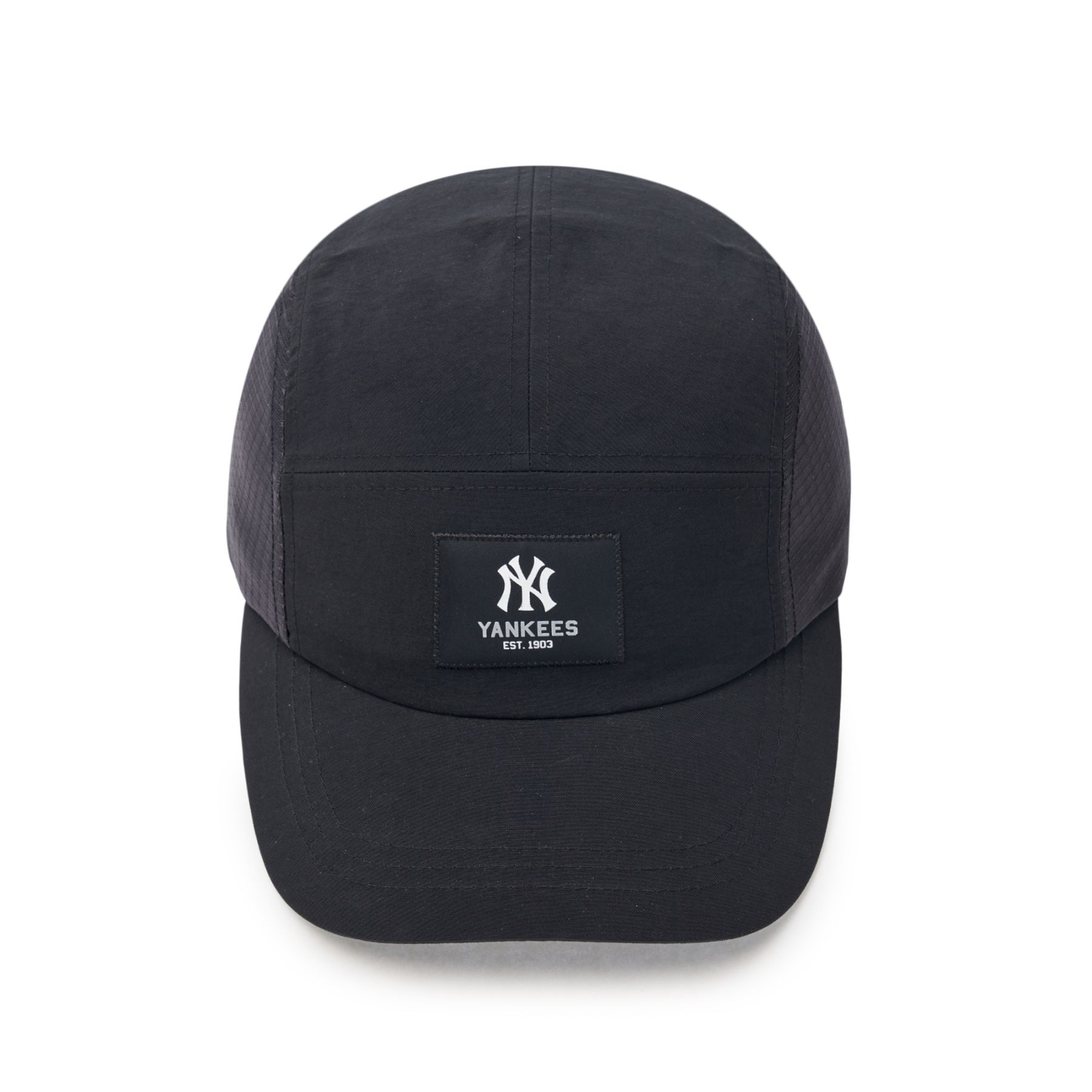 キャップ MLB Korea Gofcore Lettering Camp Cap NY Black 3ACPB015N-50BK Nón MLB Korea [Unisex] Gofcore Camp Cap NY Yankees