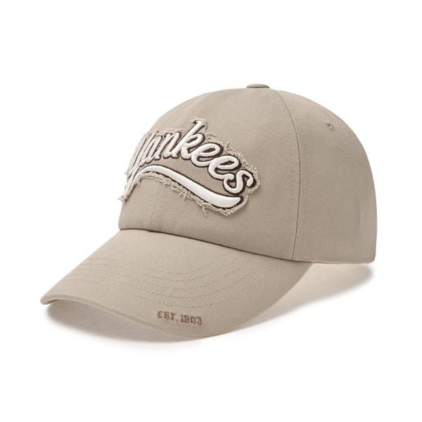 Nón MLB Korea - [Unisex] Varsity Vintage Cursive Damage - 3ACPV015N