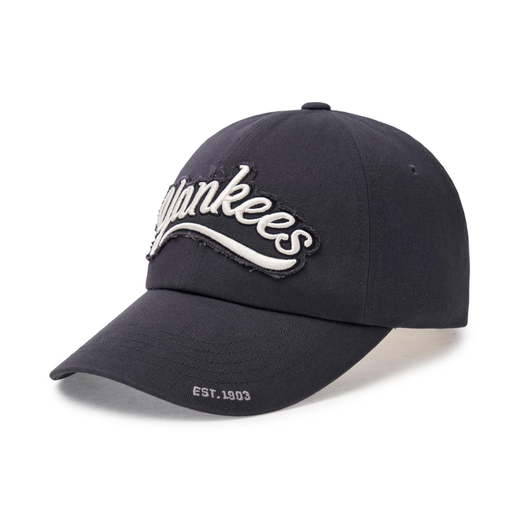  Nón MLB Korea - [Unisex] Varsity Vintage Cursive Damage - 3ACPV015N 