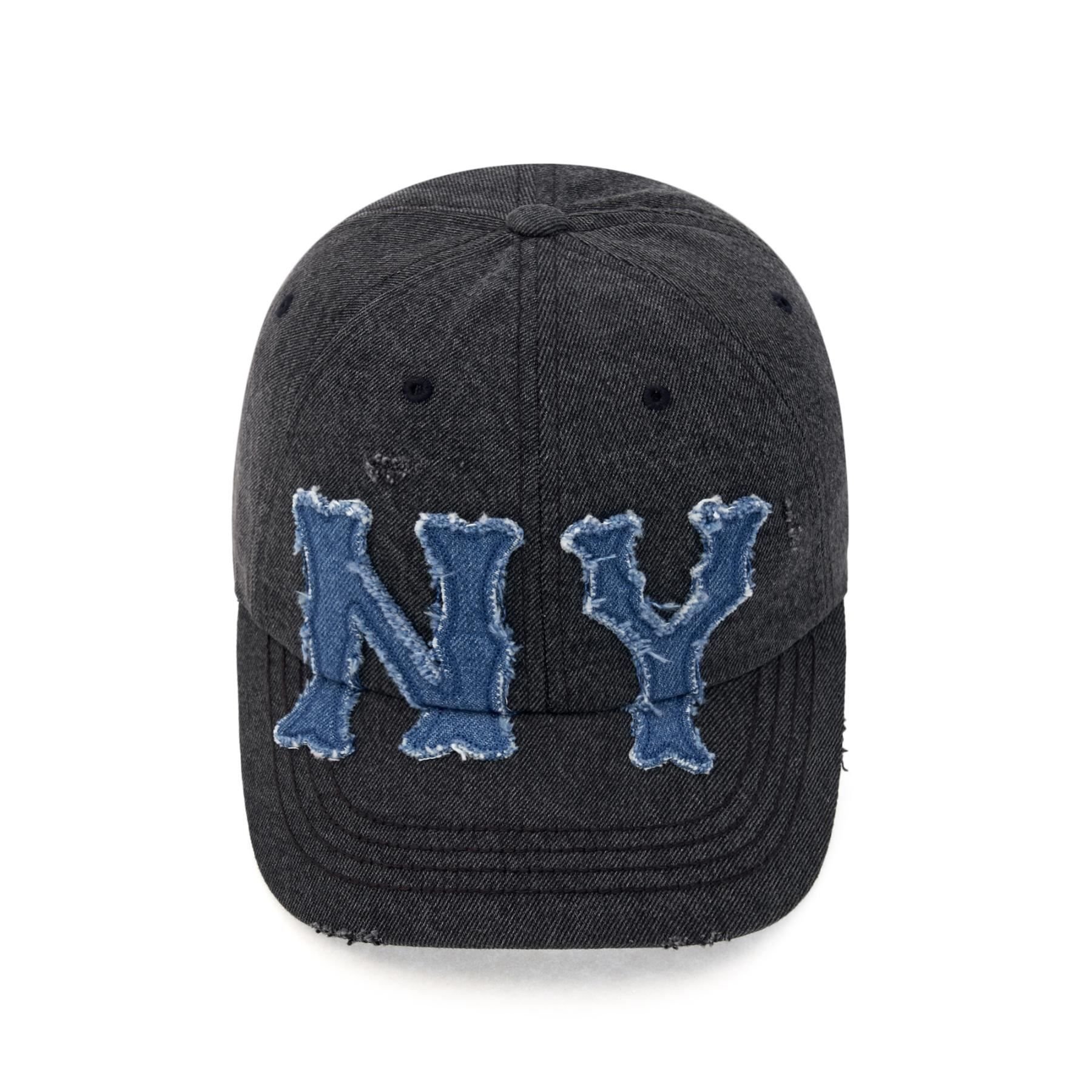  Nón MLB Korea - [Unisex] Denim Coopers Unstructured Ball Cap NY  Yankees - 3ACPD045N-50BKS 