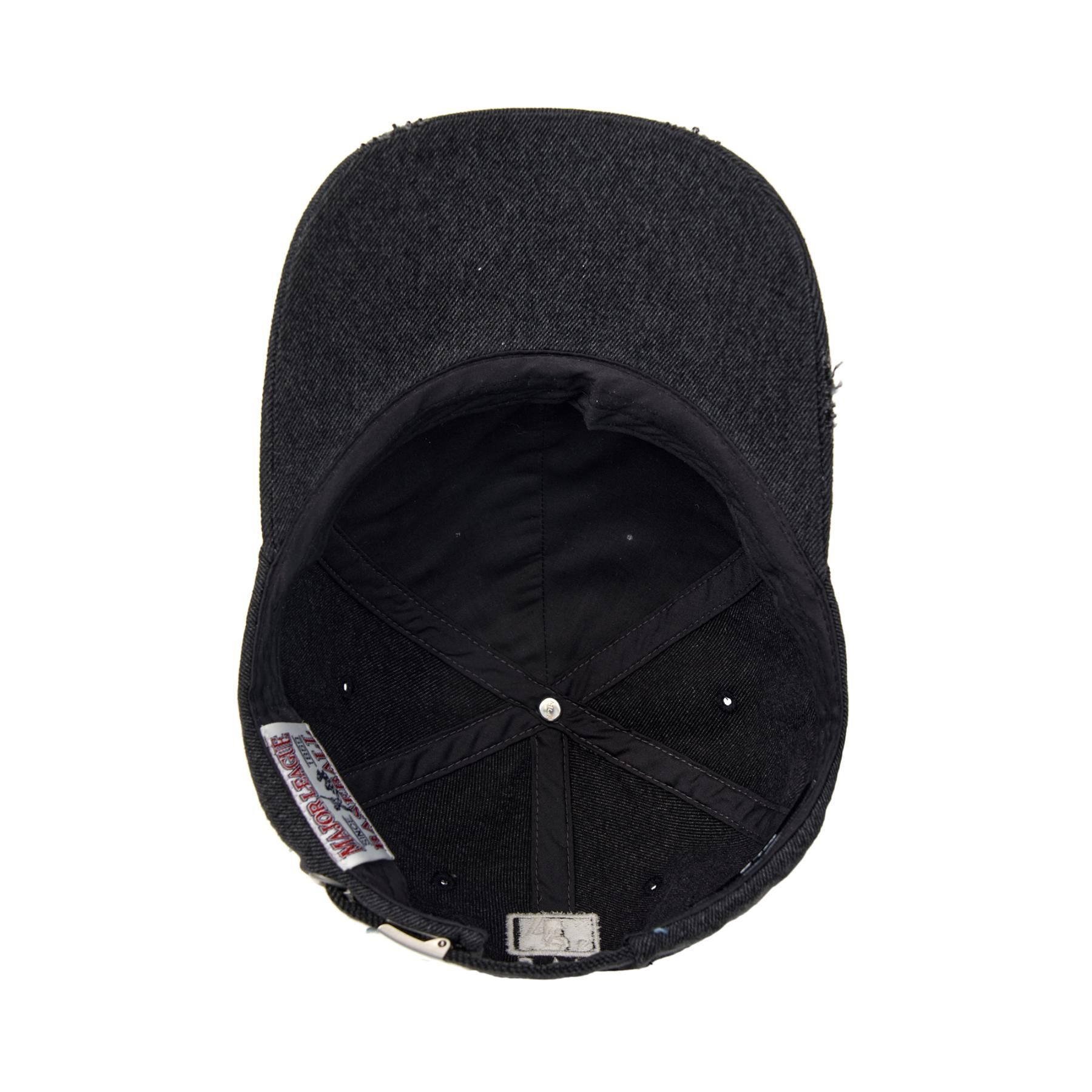  Nón MLB Korea - [Unisex] Denim Coopers Unstructured Ball Cap NY  Yankees - 3ACPD045N-50BKS 