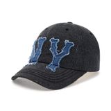  Nón MLB Korea - [Unisex] Denim Coopers Unstructured Ball Cap NY  Yankees - 3ACPD045N-50BKS 