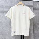  Áo Thun New Era - [Unisex] Los Angles Dodgers Pinl Logo Cream T-Shirt - 15488792 