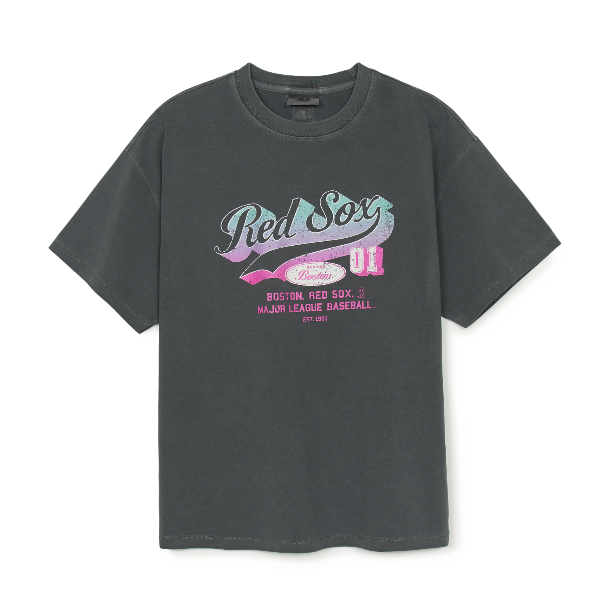 【MLB】Varsity Vintage Color Graphic Overfit Short Sleeve T Varsity Vintage Color Graphic Oversized-fit T-shirt Los
