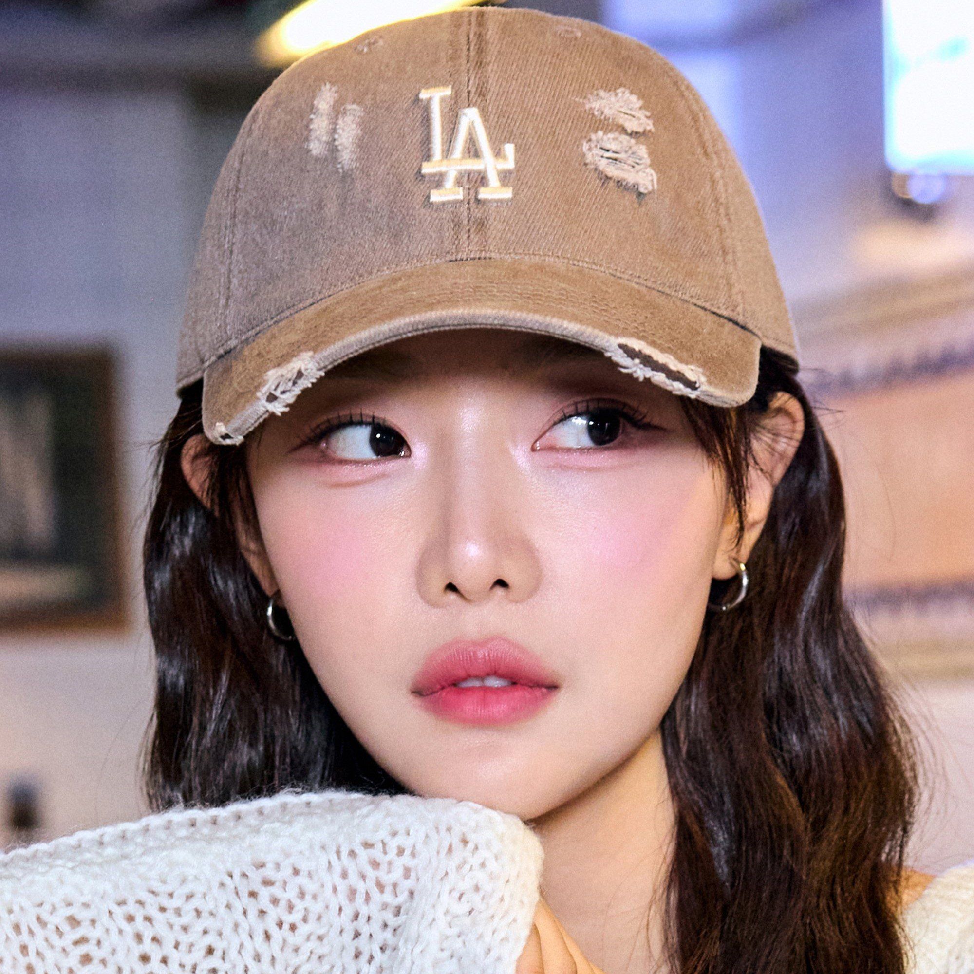  Nón MLB Korea - [Unisex] Damage Washed Unstructured Ball Cap LA Dodgers - 3ACPVV34N-07BRL 