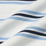  Áo Polo MLB [Nữ] Varsity Stripe Crop Collar T-Shirt NY Yankees - 3FPQV0253-50IVS 