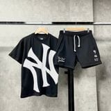  Áo Thun New Era - [Unisex] Front Big Logo NY Yankees T-Shirt Black 