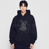  Áo Hoodie Acmé de la vie - ADLV Lettering Rabbit Black 