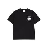  Áo thun ADLV - Acmé de la vie Newspaper Rabbit Short Sleeve T-shirt Black 