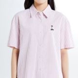  Set Áo Quần Sơ Mi WHOAU [Nữ] - (Woody) Seersucker Short Sleeve Shirt - SPYWF26G51 