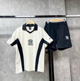  Áo Thun Polo New Era - [Unisex] NY Yankees Hip Line White Black - 19220192 