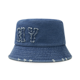  Nón Bucket MLB - Basic Coopers Denim Bucket Hat New York Yankees - 3AHTDS24N-50BLL 