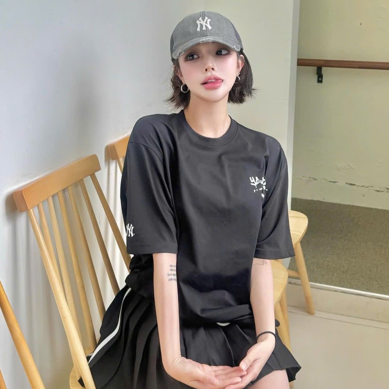  Nón MLB Korea - [Unisex] Basic Washing Cap NY Yankees - 3AMCB0153-50CGS 