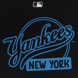  Áo thun MLB [Unisex] Basic Street Cursive Overfit NY Yankees - 3ATSB5353-50BKS 