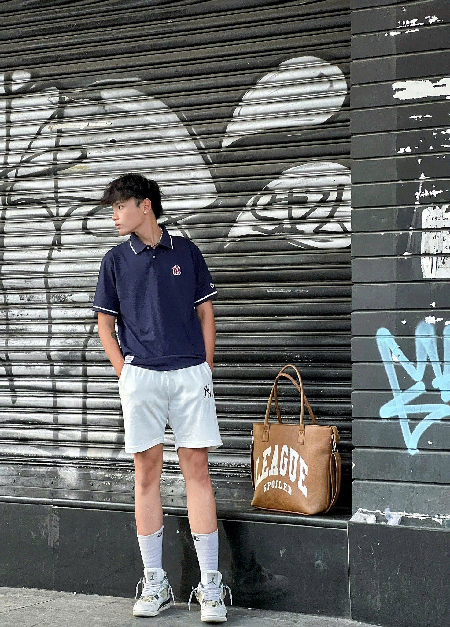 Áo Thun Polo New Era - [Unisex] NY Basic Polo Navy 