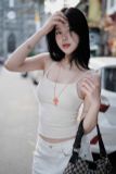  Áo hai Dây Badblood [Nữ] - Beyond Soft Cami White - w-tnk24-067 