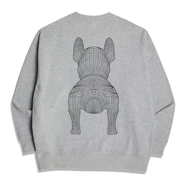  Áo Sweater Life Work - Radok Big Logo Short Sleeve SweatShirt - Grey 