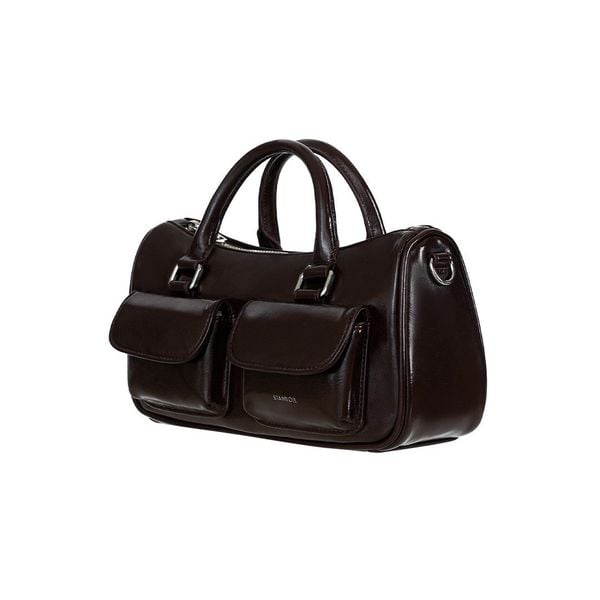 Túi Xách Stand Oil - Chubby Half Bag Marron