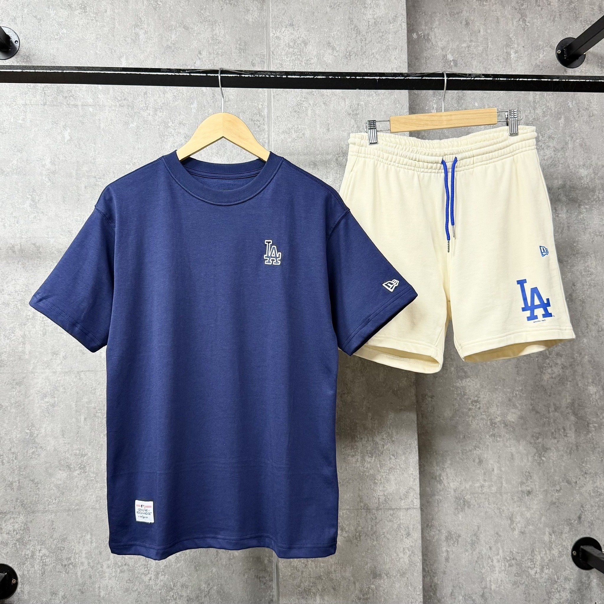  Áo Thun New Era - [Unisex] LA Dodgers T-Shirt Blue 