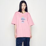  Áo thun ADLV - Acmé de la vie Heart Alien Short Sleeve T-shirt Pink 