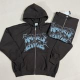  Áo Hoodie Acmé de la vie - ADLV Zip Up Graffiti Artwork Black 