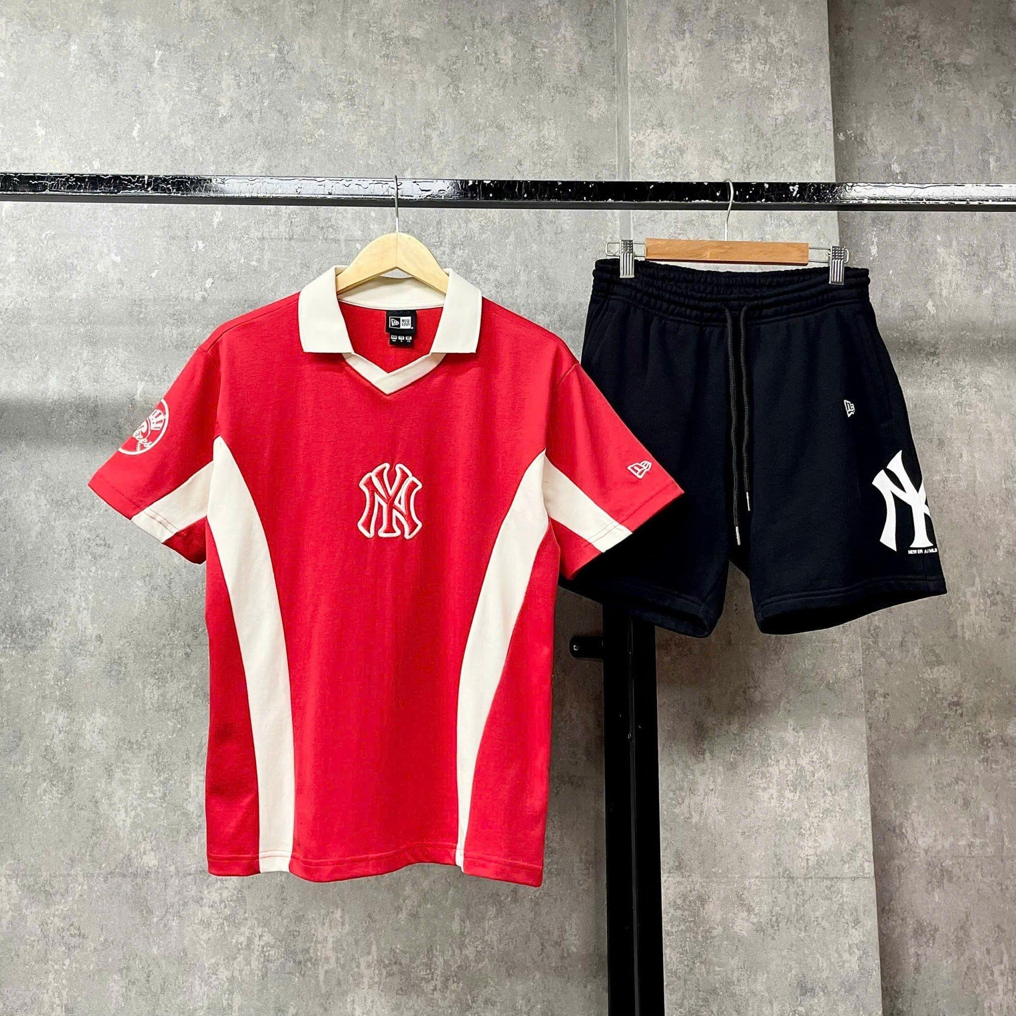  Áo Thun Polo New Era - [Unisex] NY Yankees Hip Line Red - 19220194 