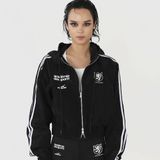  Áo Khoác [Unisex] Badblood - ADS Vintage Hooded Track Jacket Black - w-jkt24-017 