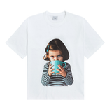  Áo thun - Acmé de la vie - ADLV BABY FACE SHORT SLEEVE T-SHIRT WHITE WITH A MUG 