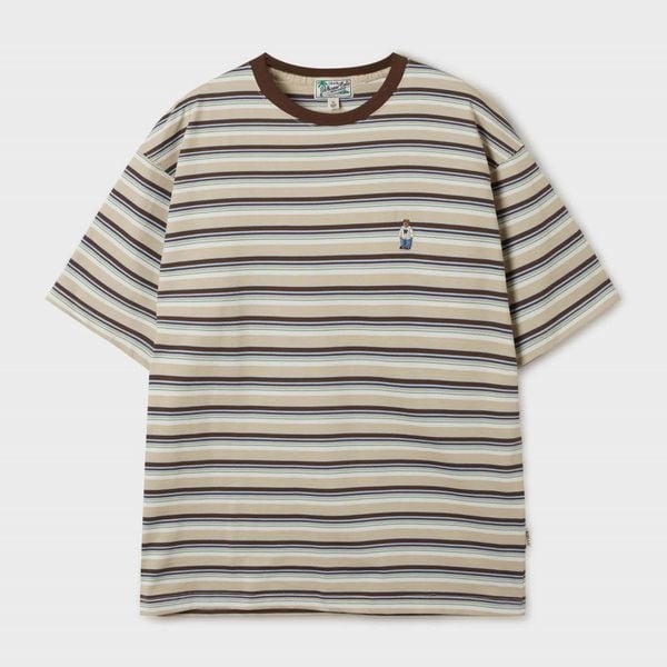 Áo Thun WHOAU [Unisex] - Steve Multi Stripe T-Shirt - WHRSF2551U