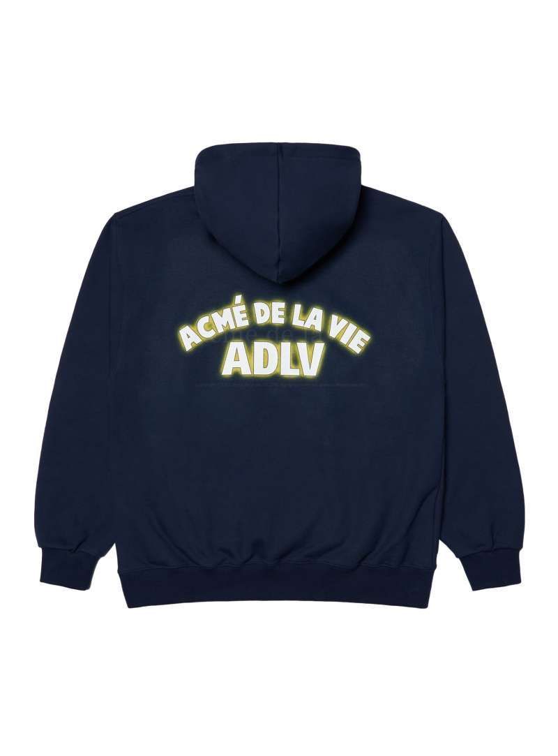  Hoodie ADLV [Acmé de la vie x Simpson] - TRICK OR TREAT NAVY 