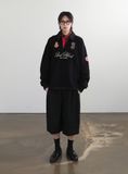  Áo Sweater [Unisex] Badblood - Royal Classic Rugby Shirt Black - w-sweatshirt24-010 