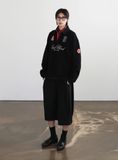  Áo Sweater [Unisex] Badblood - Royal Classic Rugby Shirt Black - w-sweatshirt24-010 