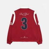  Áo Sweater [Unisex] Badblood - Saint Blood Rugby Shirt Red - w-sweatshirt24-011 