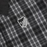  Áo Sweater [Unisex] Badblood - Classic Check Rugby Shirt Black - w-sweatshirt24-015 