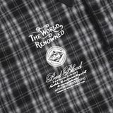  Áo Sweater [Unisex] Badblood - Classic Check Rugby Shirt Black - w-sweatshirt24-015 