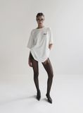  Áo Thun [Unisex] Badblood - Bad T-shirt White - w-tee24-033 