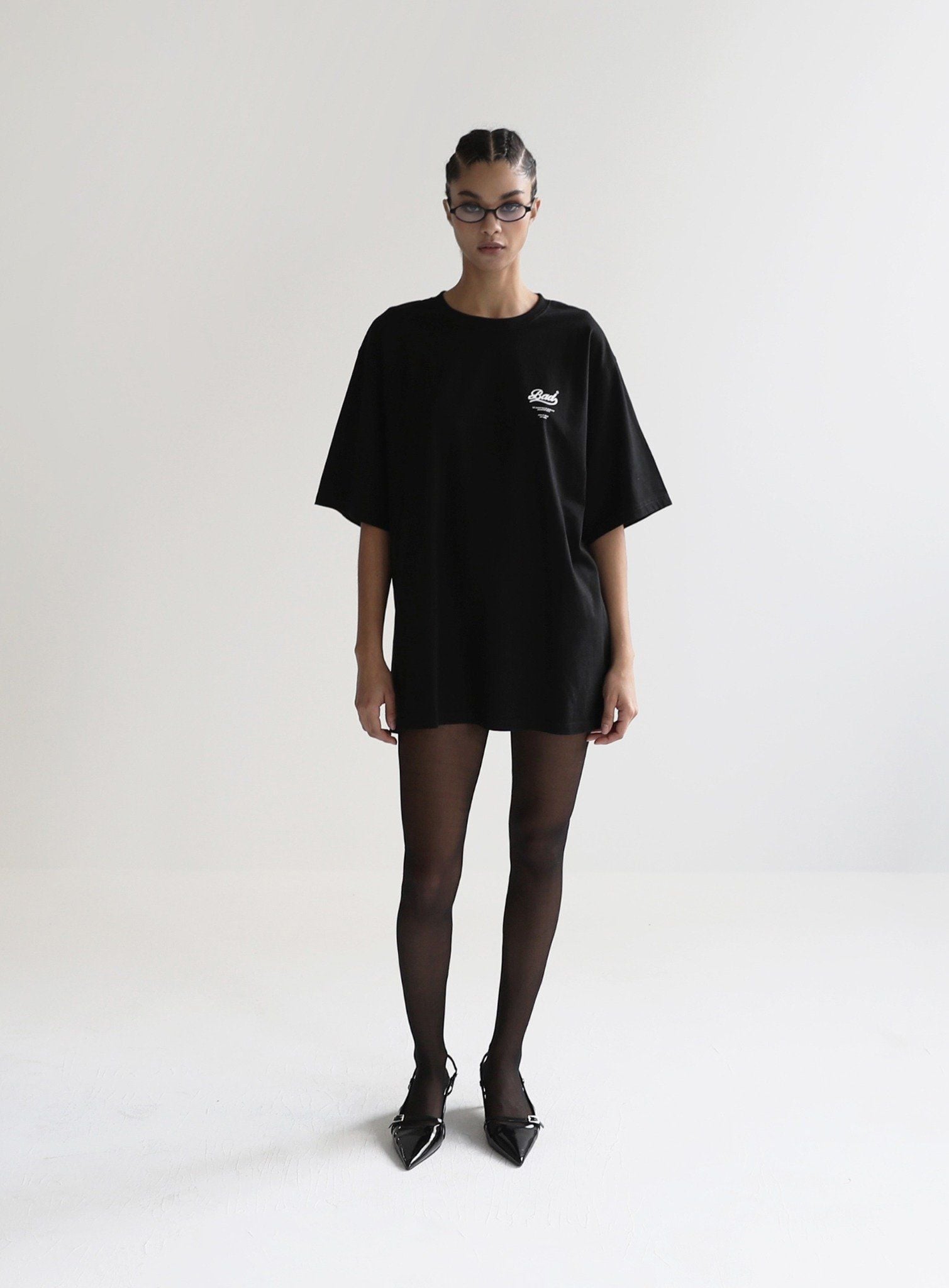  Áo Thun [Unisex] Badblood - Bad T-shirt Black - w-tee24-034 