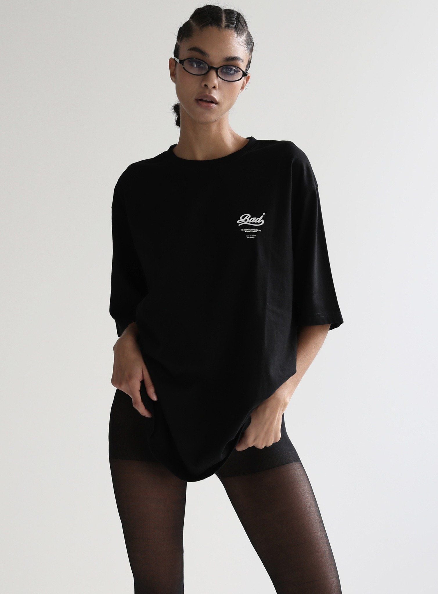  Áo Thun [Unisex] Badblood - Bad T-shirt Black - w-tee24-034 