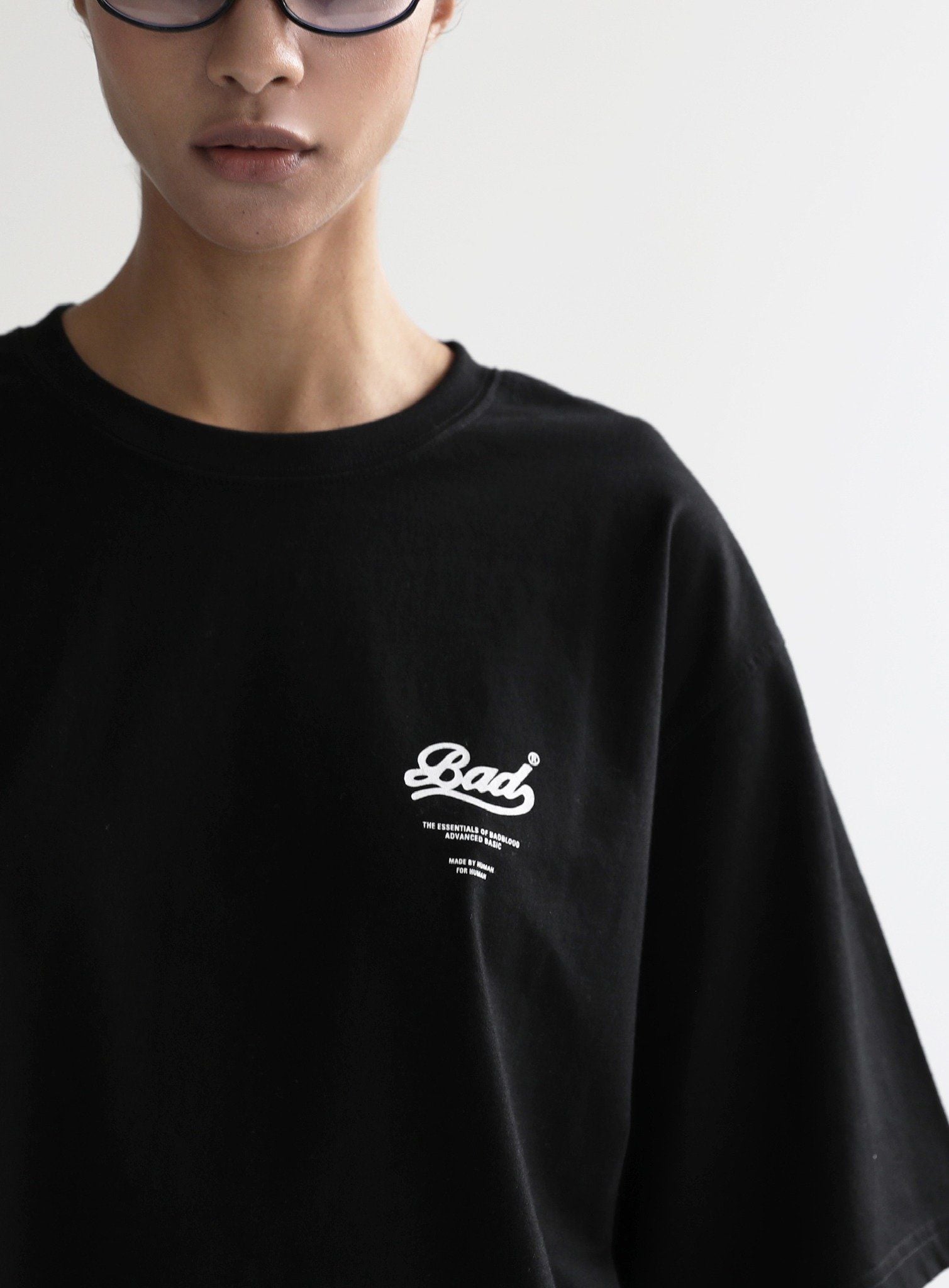  Áo Thun [Unisex] Badblood - Bad T-shirt Black - w-tee24-034 