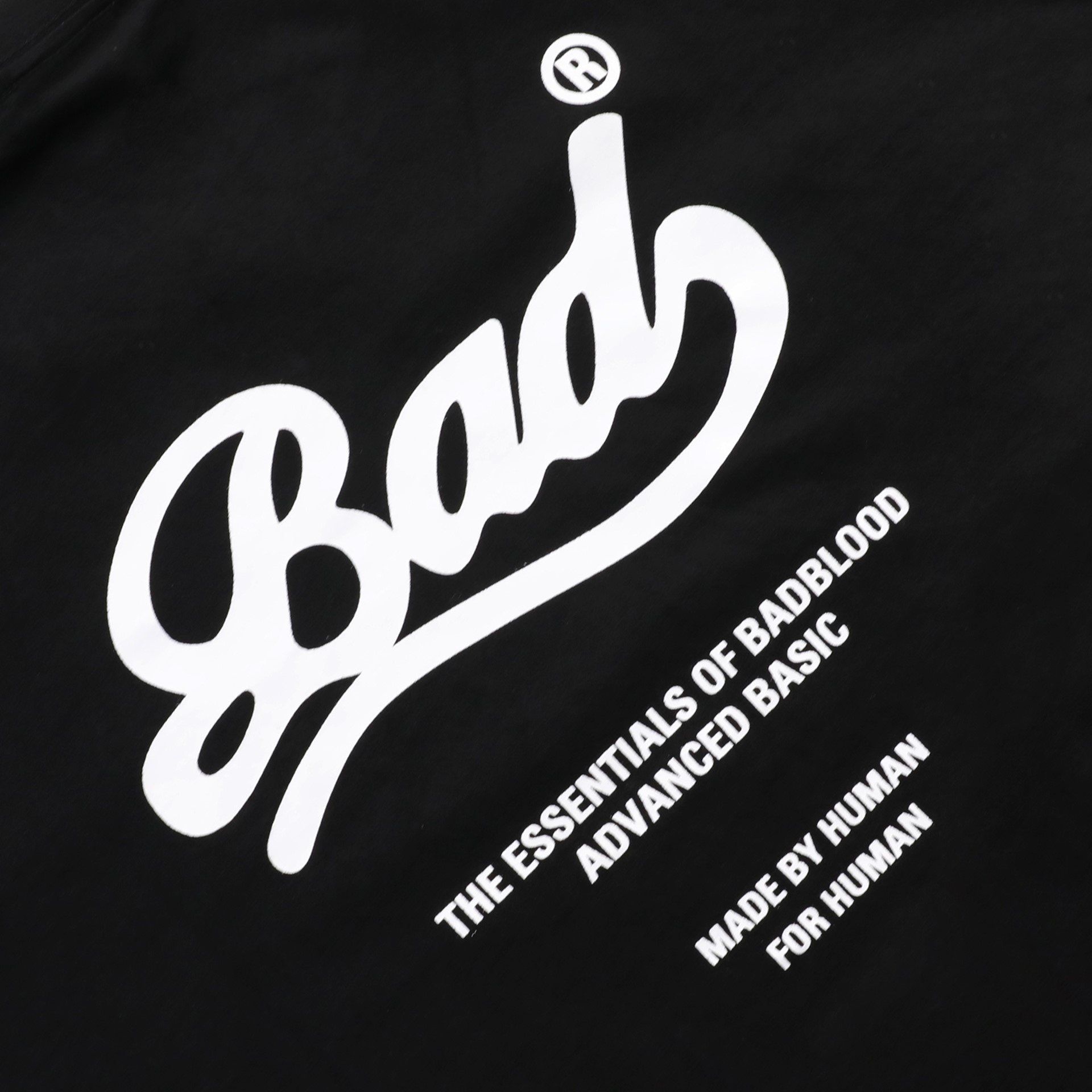  Áo Thun [Unisex] Badblood - Bad T-shirt Black - w-tee24-034 