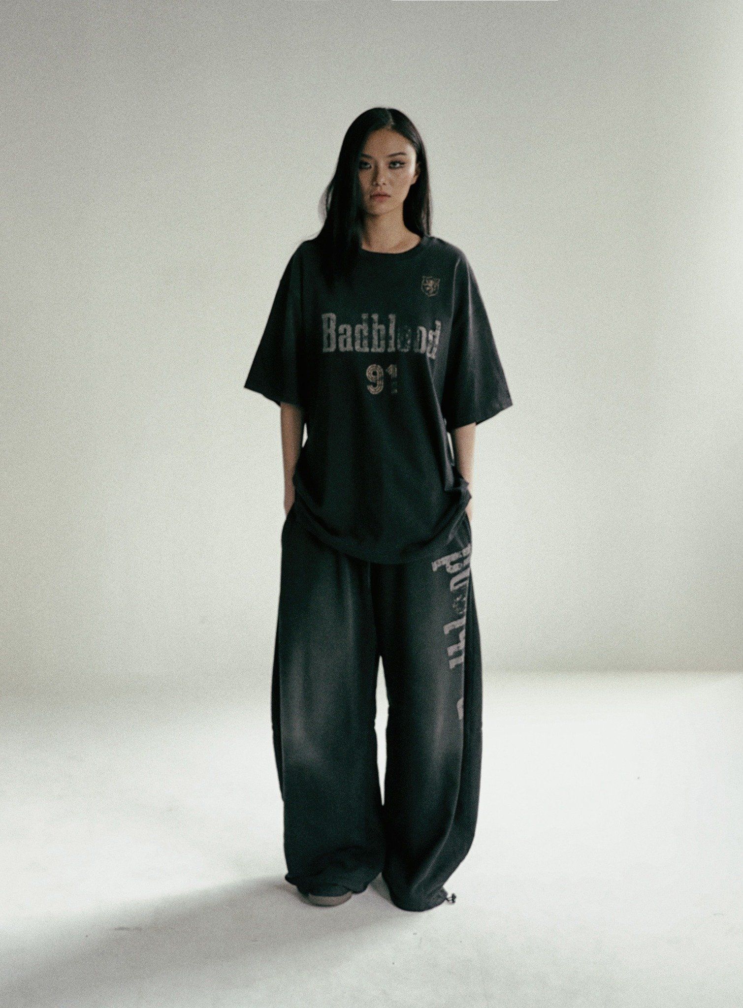 【BADBLOOD】 Sun Faded2 Cut Off Tee - Black Áo Thun Badblood - Sun Faded 2 1/2 T-shirt Black - w-tee24
