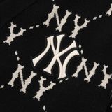  ÁO VẢI MLB MONOGRAM DIAMOND CARDIGAN NEW YORK YANKEES -  3AKCM0224-50BKS 