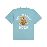  Áo thun - ADLV - Acmé de la vie - TEDDY BEAR (BEAR DOLL) SHORT SLEEVE T-SHIRT SKYBULE 