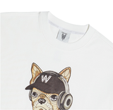  Áo thun Life Work Hip Dog White Shirt 