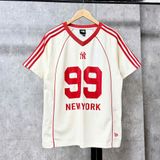  Áo Thun New Era - [Unisex] New York Yankees 99 Jersey T-Shirt Beige - 12359877 
