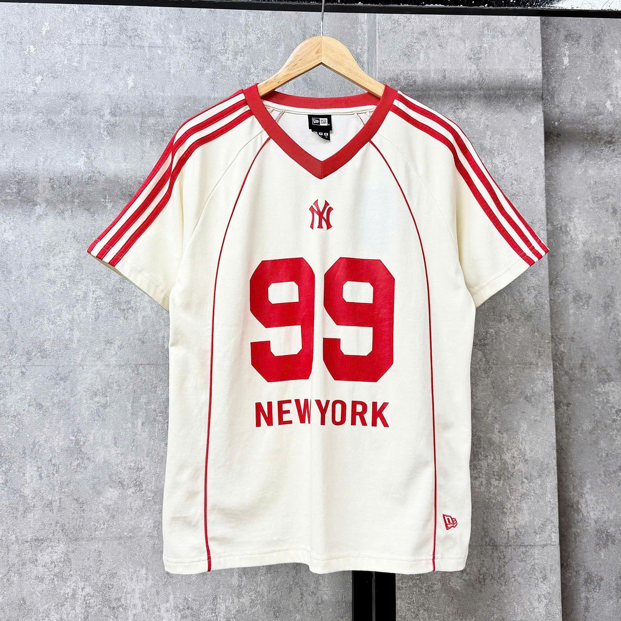  Áo Thun New Era - [Unisex] New York Yankees 99 Jersey T-Shirt Beige - 12359877 