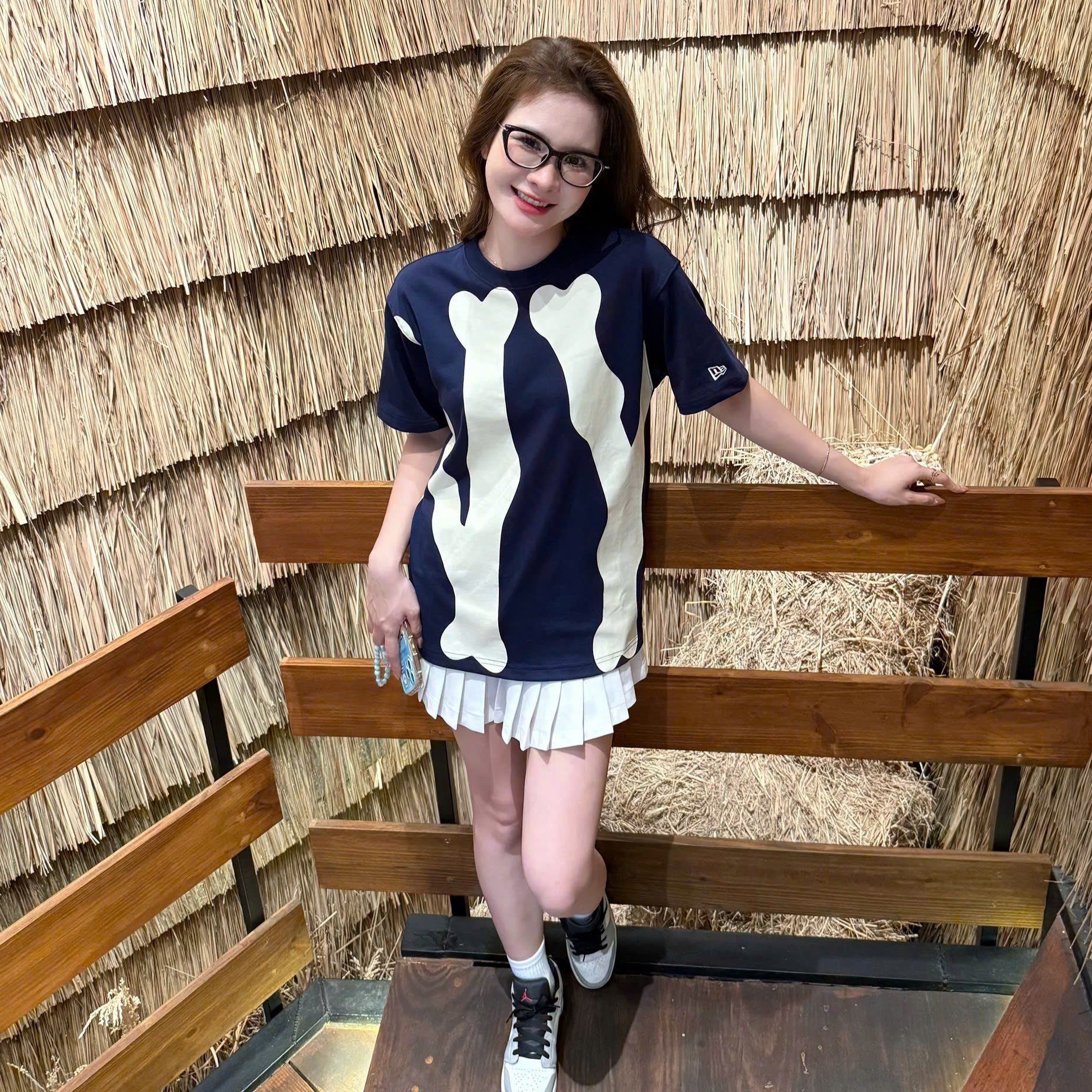  Áo Thun New Era - [Unisex] NY Special Big Logo T-Shirt Navy 