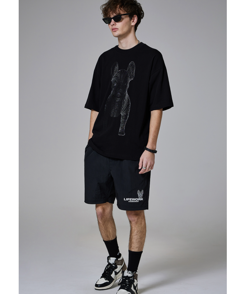  Áo thun Life Work - Radok Big Logo Short Sleeve T-Shirt_VANTA BLACK 